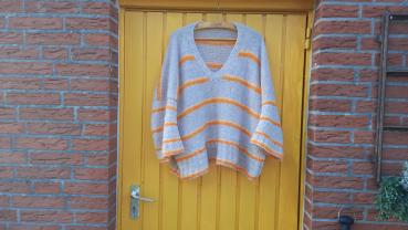 Strickrezept Streifenpulli